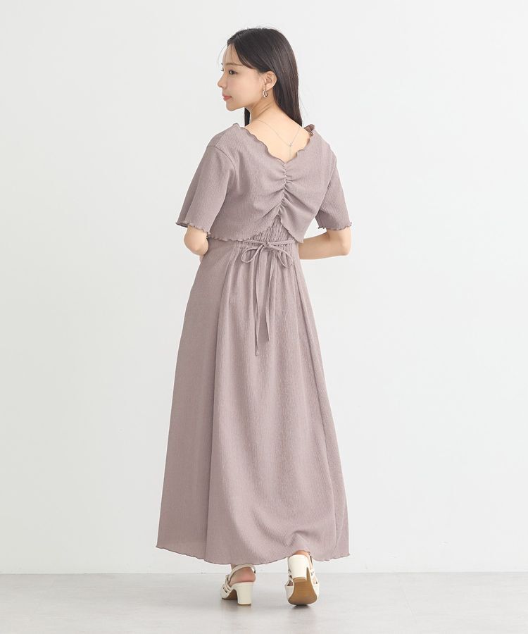 earth music&ecology「SET2点ギャザーカットカーデ＋キャミワンピース」|ワンピース|