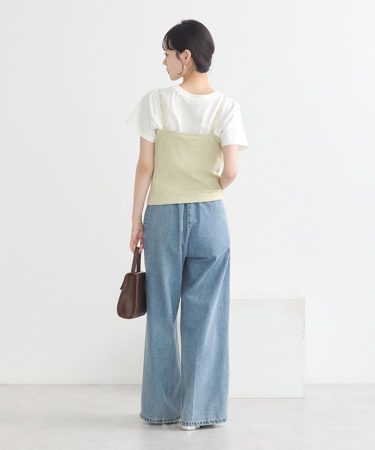 earth music&ecology「アイレットレースキャミ」|キャミソール|