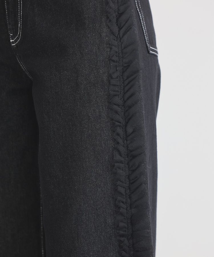 earth music&ecology「サイドチュールデニムパンツ」|デニム|