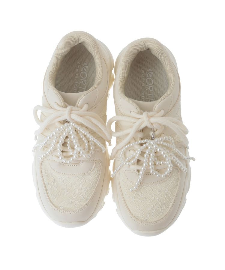 earth music&ecology「ORiental TRaffic パールチャームスニーカー」|スニーカー|