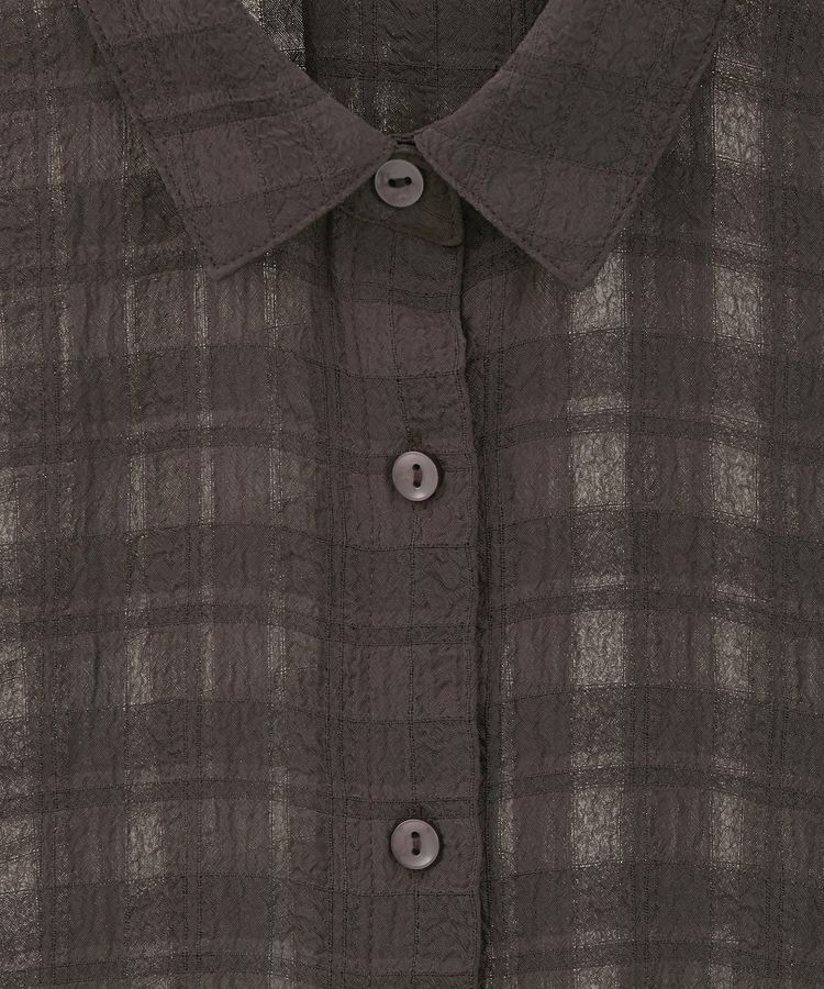 earth music&ecology「シャドーチェックシャツ」|シャツ・ブラウス|