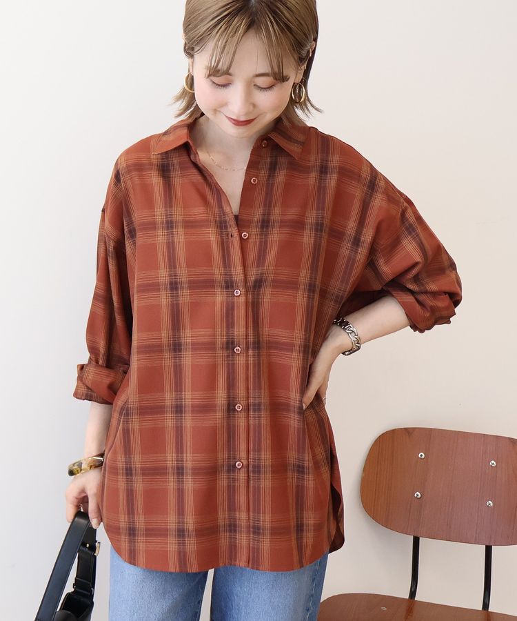 AMERICAN HOLIC「イージーケアチェックシャツ【360&deg;着こなしシャツ】」|シャツ・ブラウス|