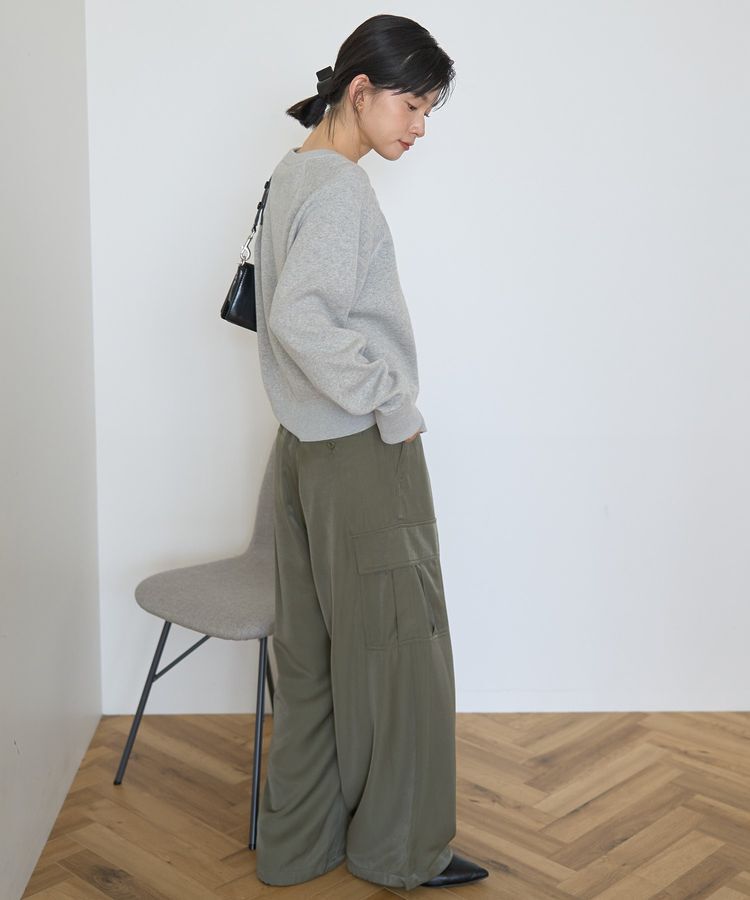 AMERICAN HOLIC「ソフトコットンスウェットライクニットトップス」|ニット・セーター|