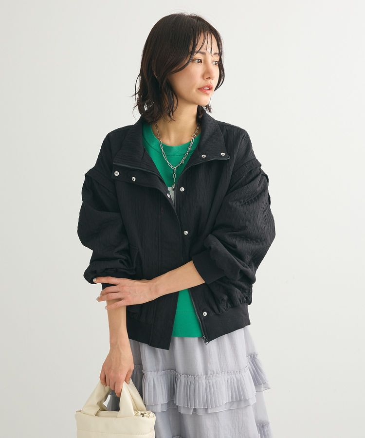 Green Parks「2WAY  ジャガードブルゾン」|その他|Black