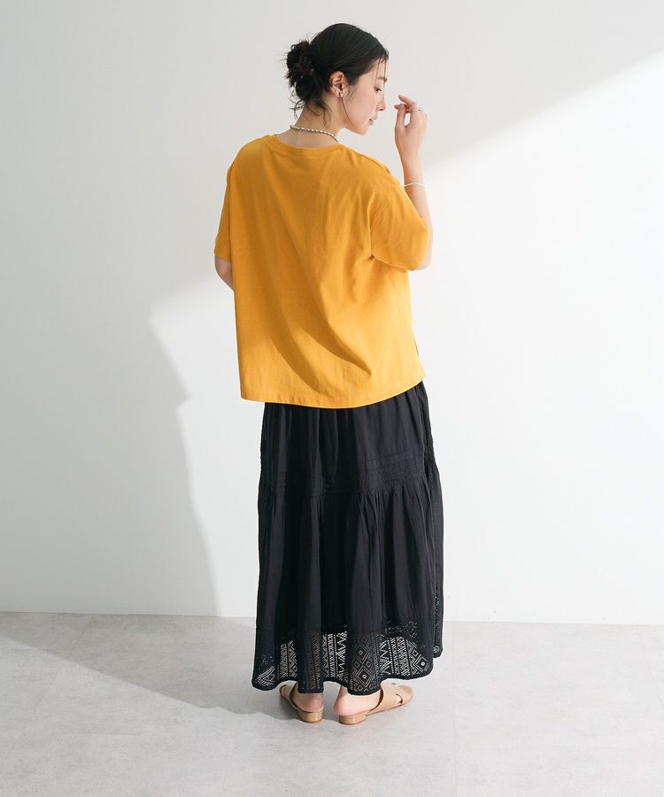 Green Parks「多段フェミニンロゴボックスTシャツ」|Tシャツ・カットソー|