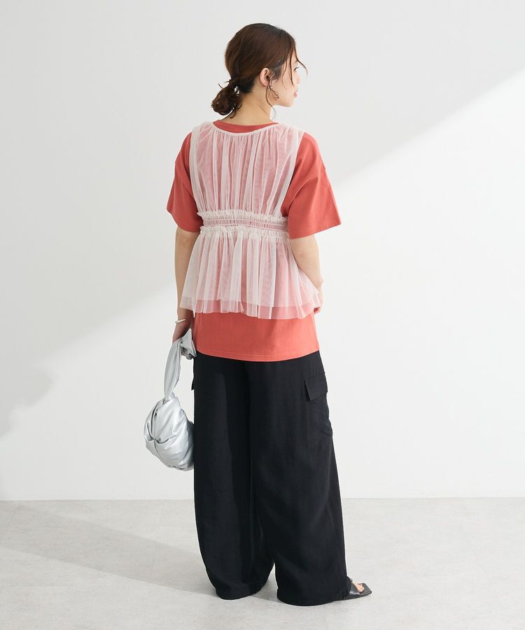 Green Parks「・ELENCARE DUE チュールシャーリングビスチェ」|ベスト・ジレ|