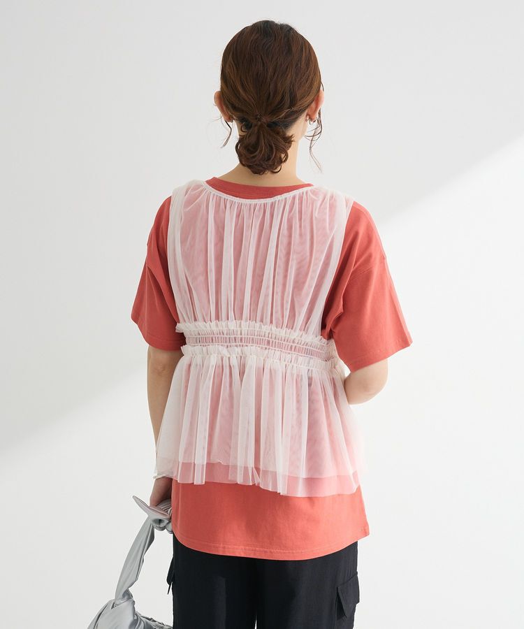 Green Parks「・ELENCARE DUE チュールシャーリングビスチェ」|ベスト・ジレ|