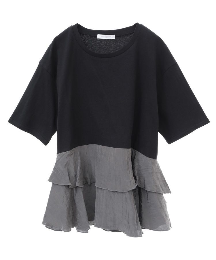 Green Parks「サテンティアードドッキングプルオーバー」|Tシャツ・カットソー|