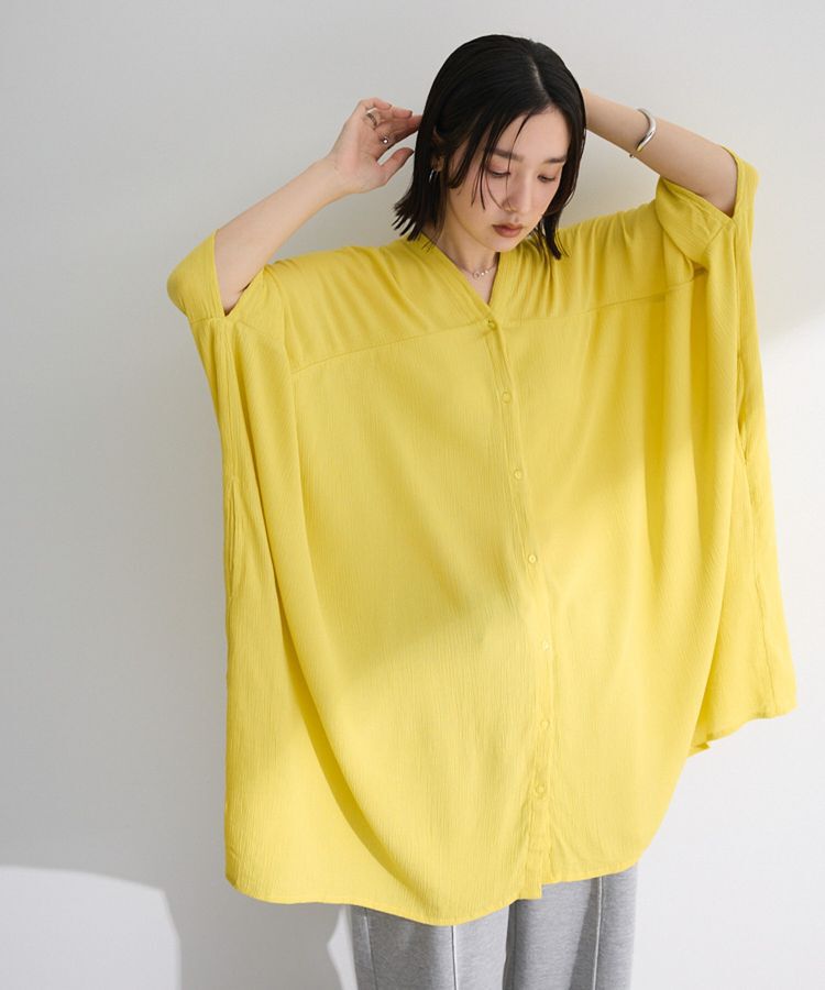 Green Parks「レーヨンクレープチュニック」|チュニック|