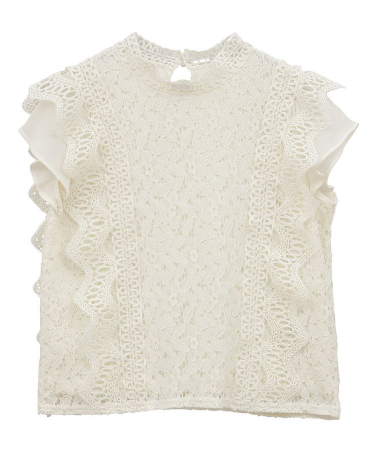 Green Parks「・Petit Fleur フレンチレーシーブラウス」|シャツ・ブラウス|