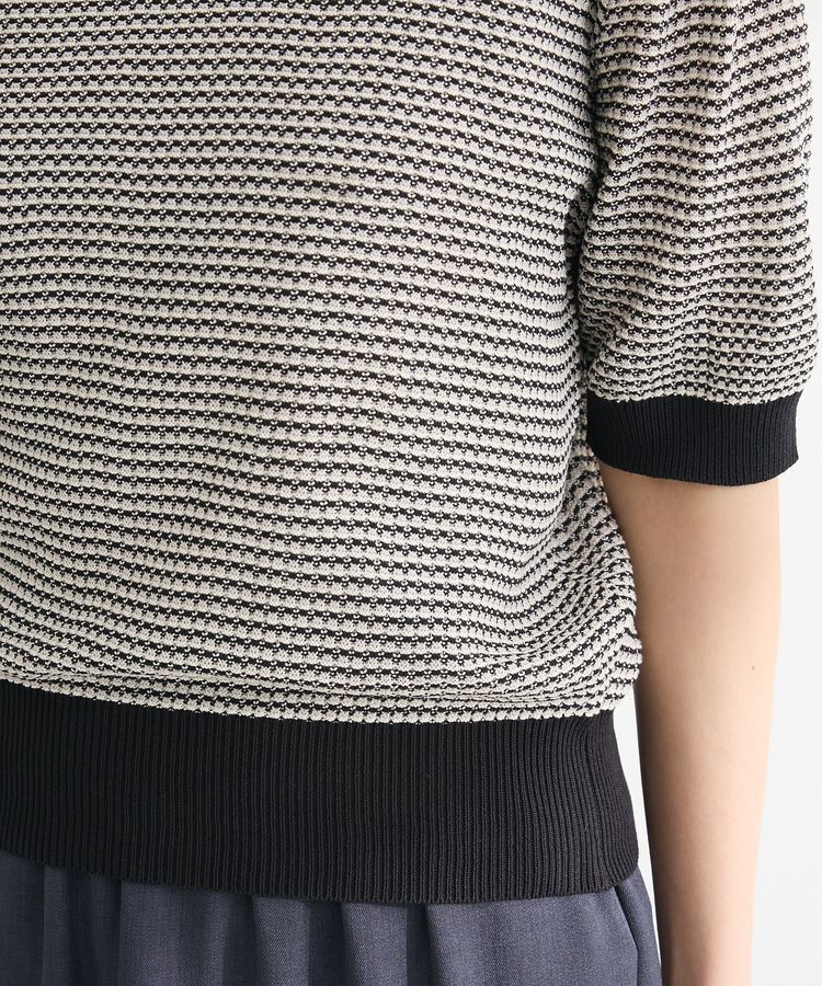 Green Parks「・swing by マルチカラージャカードニット」|Tシャツ・カットソー|