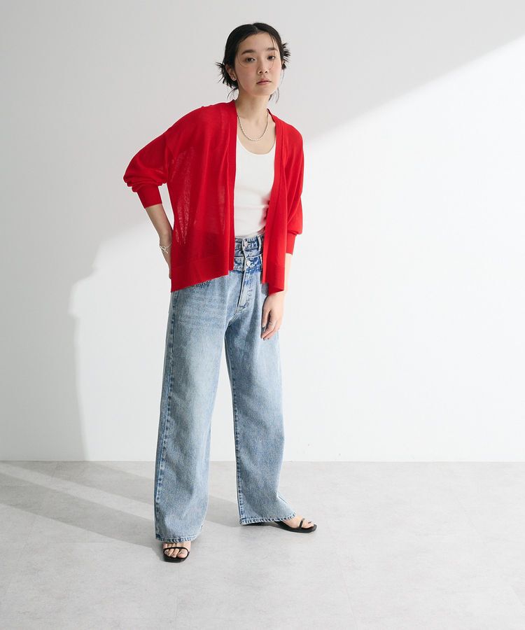 Green Parks「【WEB限定】接触冷感ゆったりカーディガン」|カーディガン|