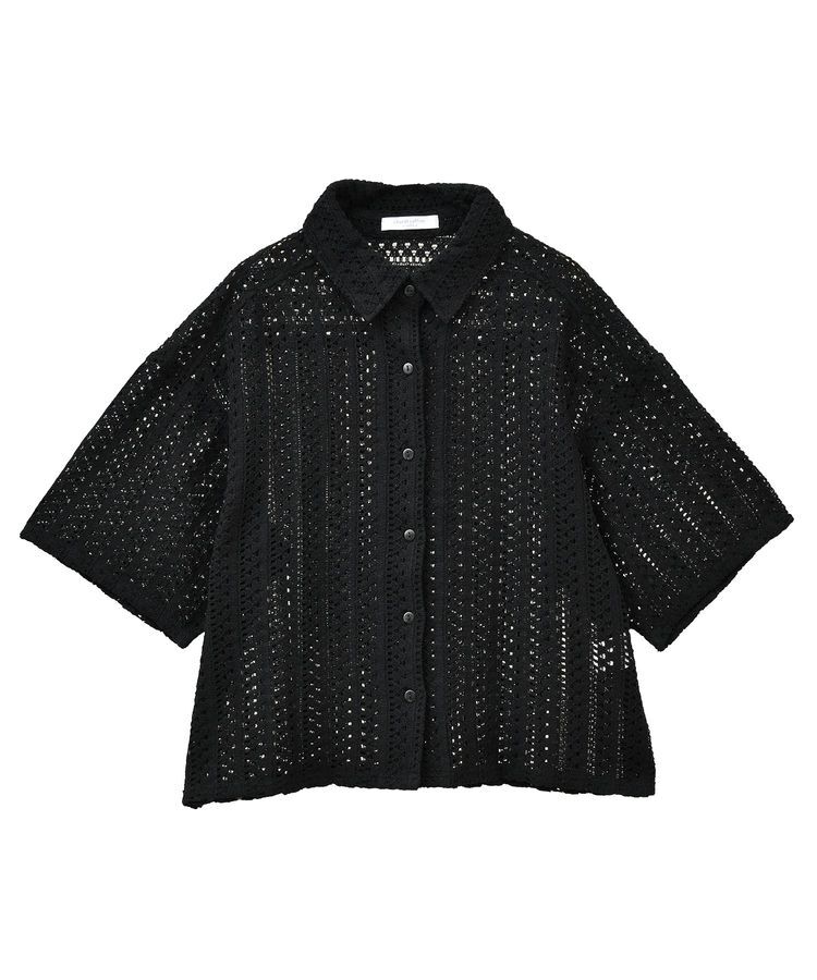 Green Parks「インド綿 衿付きレースシャツ」|シャツ・ブラウス|