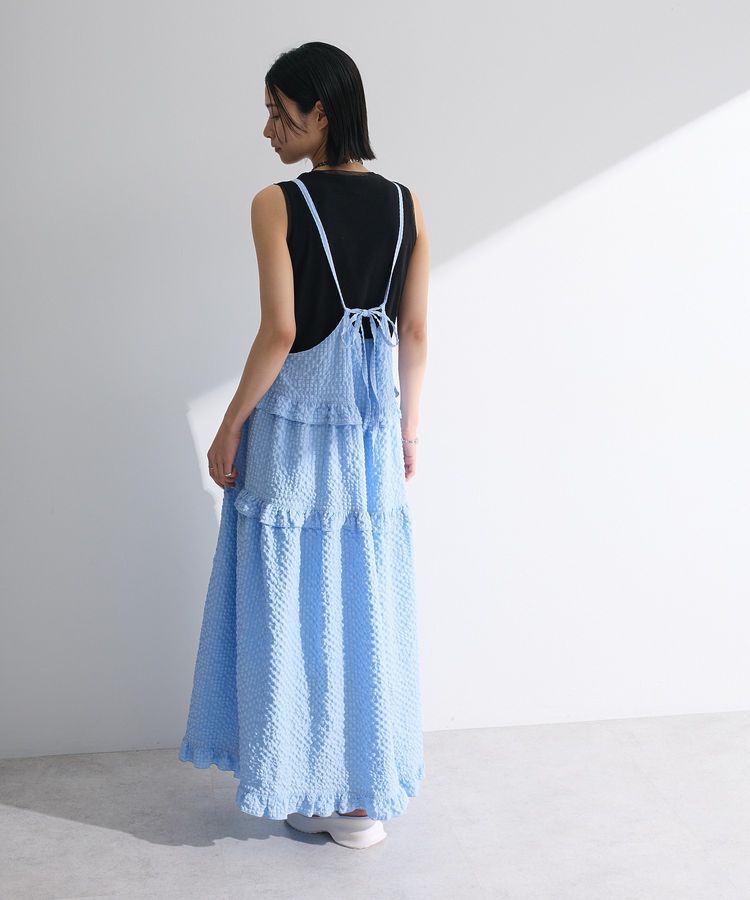 Green Parks「・Petit Fleur フリルティアードキャミワンピ」|ワンピース|