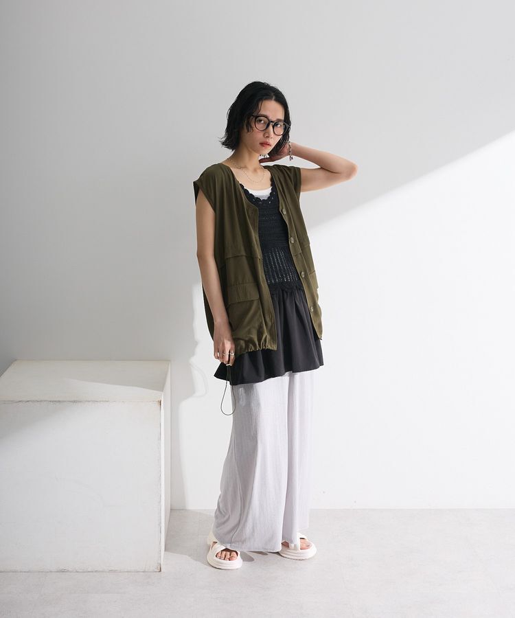 Green Parks「シアーミリタリーベスト」|ベスト・ジレ|