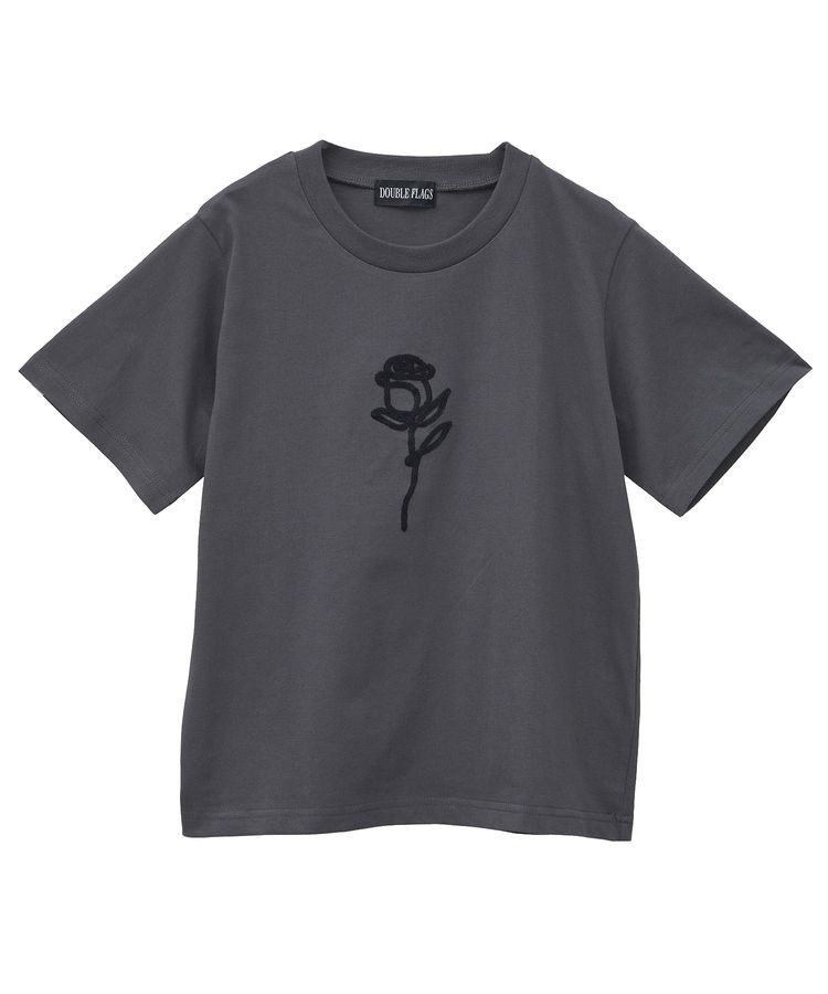 Green Parks「・DOUBLE FLAGS ローズチェーン刺繍TEE」|Tシャツ・カットソー|