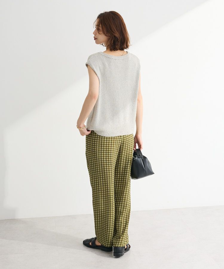 Green Parks「ツィード風金釦ニットベスト」|ベスト・ジレ|