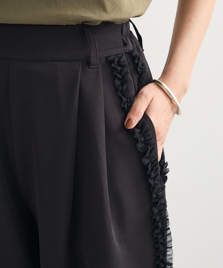 Green Parks「・swing by サイドフリルワイドパンツ」|その他|