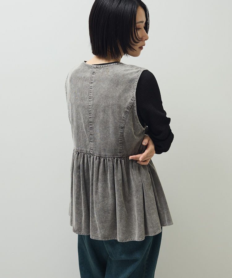 Green Parks「・ELENCARE DUE ケミカルコーデュロイベスト」|ベスト・ジレ|