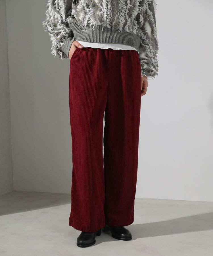 Green Parks「・ELENCARE DUE コーデュロイイージーパンツ」|その他|Bordeaux