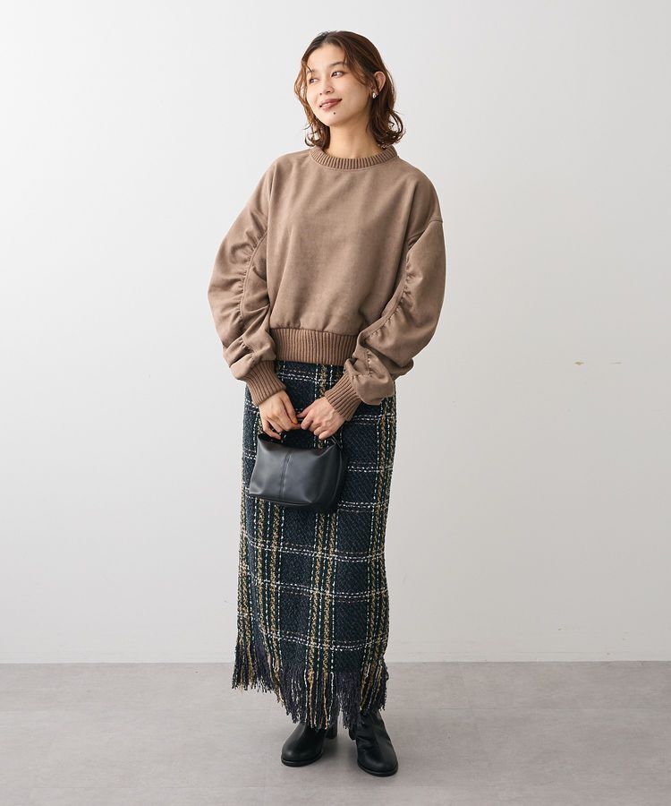 Green Parks「・ELENCARE DUE スエードポンチプルオーバー」|Tシャツ・カットソー|