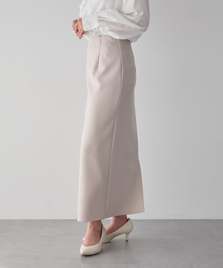 YECCA VECCA「ダンボールニットナロースカート」|タイト|