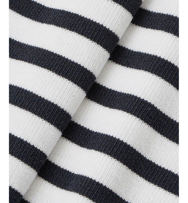 allureville「2WAY ネック5分袖プルオーバー」|ニット・セーター|