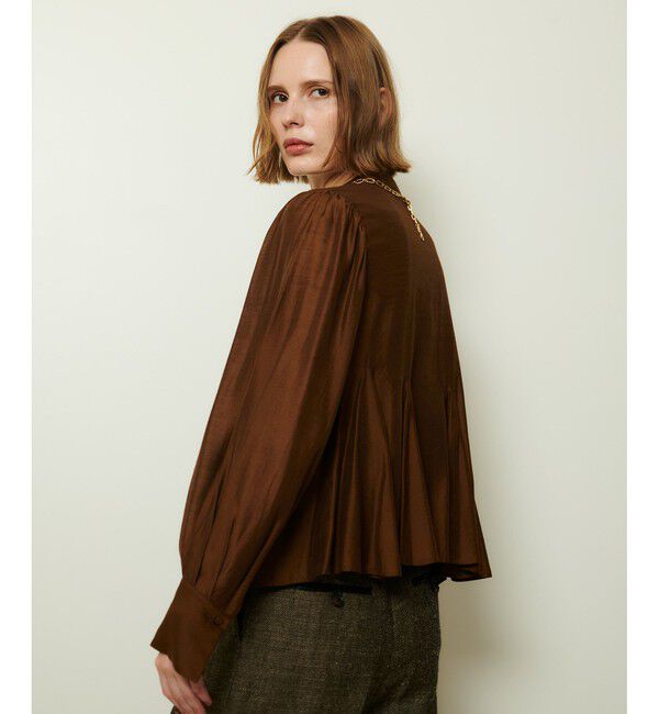 allureville「ヘムマチフレアブラウス」|シャツ・ブラウス|