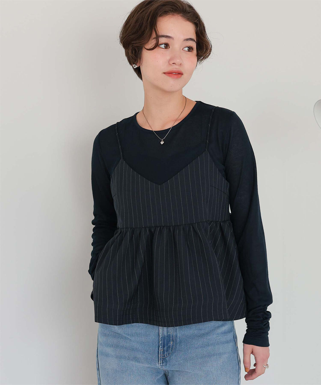 titivate「着心地抜群シアークルーネックトップス」|Tシャツ・カットソー|