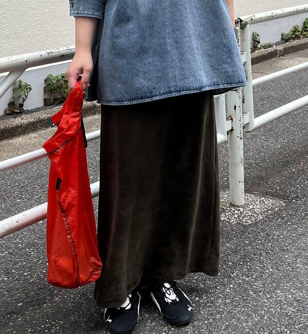  「【サイズ展開/＠yns628＆＠e_r_i_125企画】ストレッチコールスカート」|スカート|