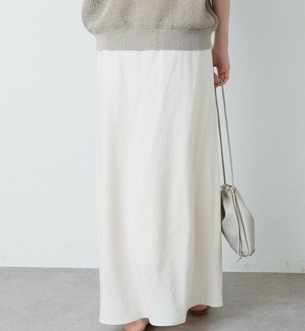  「ソフトツイルセミフレアスカート」|スカート|