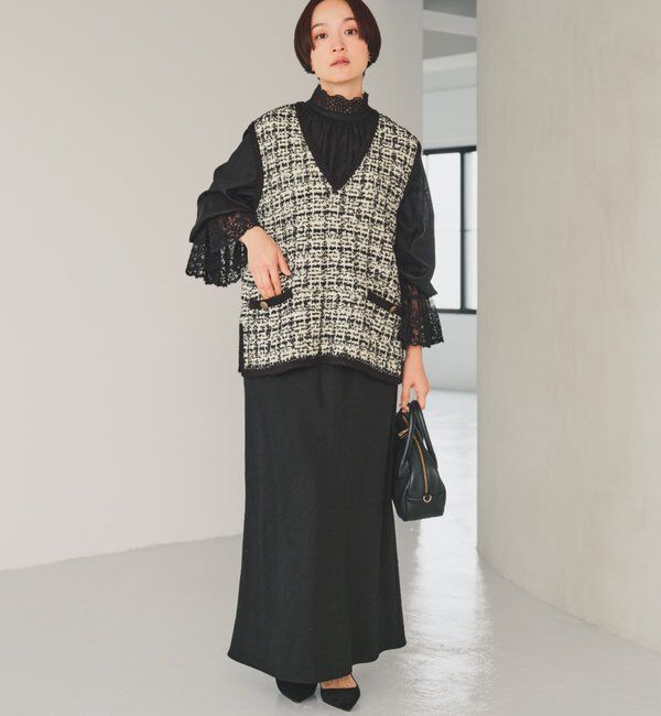  「ソフトツイルセミフレアスカート」|スカート|