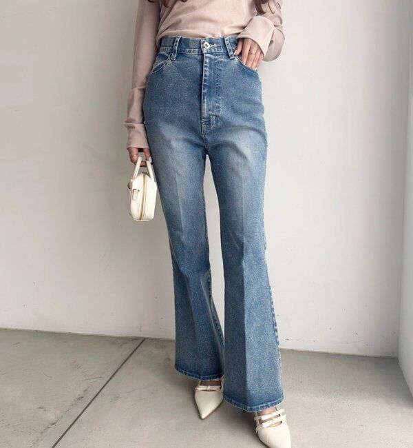  「【WEB限定】ストレッチ美脚デニムパンツ」|その他|