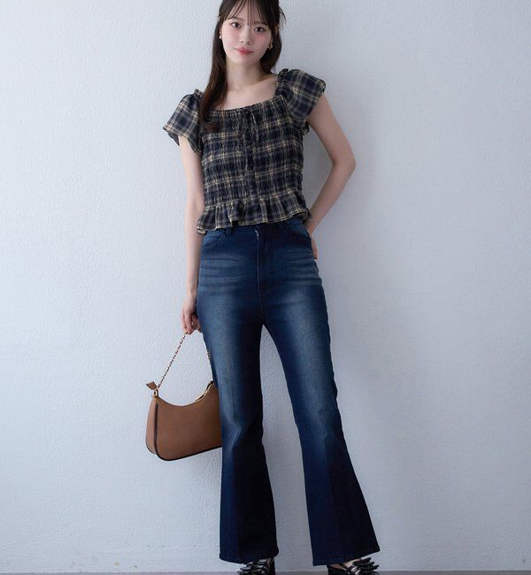  「【WEB限定】ストレッチ美脚デニムパンツ」|その他|