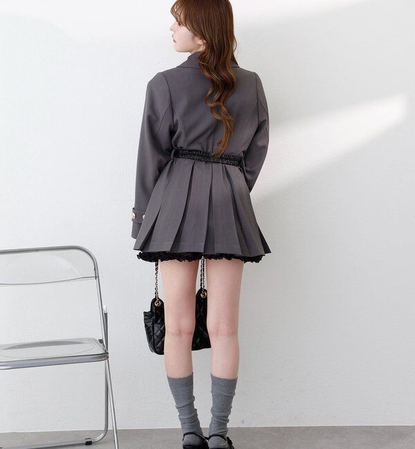  「ウエストベルトプリーツミニトレンチ」|その他|