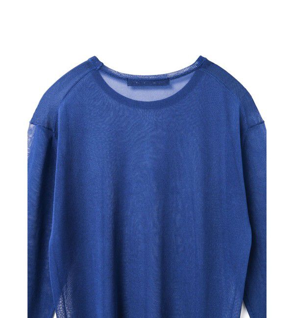 mizuiro ind「mizuiro ind シアークルーネックプルオーバー」|ニット・セーター|