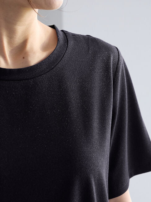 Te chichi「ソフトラメベア天竺Tシャツ」|Tシャツ・カットソー|ブラック