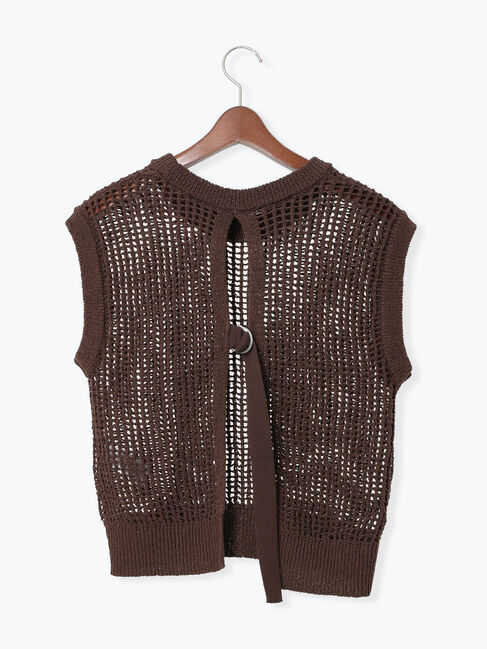 Te chichi「テープヤーンメッシュベスト」|ダウンベスト・ベスト|