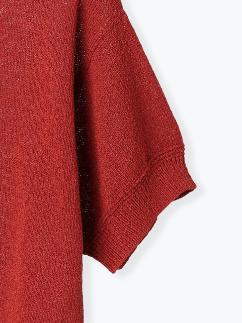 Lugnoncure「ブークレ半袖ポロニット」|ニット・セーター|