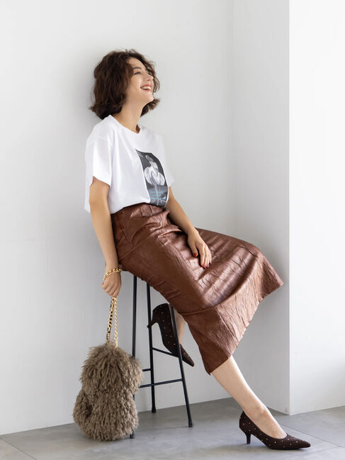 Te chichi「マリリンモンローシネマフォトTシャツ」|Tシャツ・カットソー|