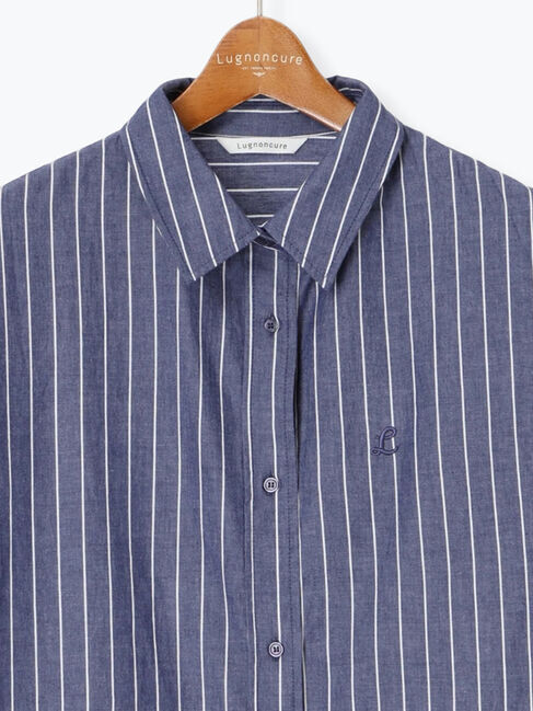 Lugnoncure「刺繍入りアソートシャツワンピース《2025autumn catalog item》」|ワンピース|