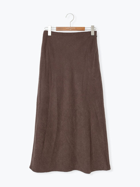 Lugnoncure「スウェード調バイアススカート《2025autumn catalog item》」|スカート|