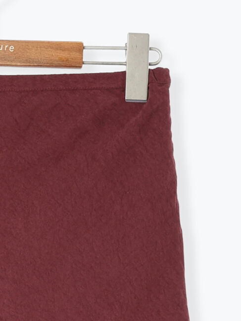 Lugnoncure「スウェード調バイアススカート《2025autumn catalog item》」|スカート|