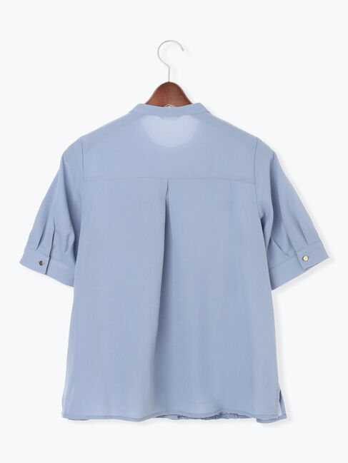 Te chichi「【WEB限定カラーあり】フロントレース5分袖ブラウス」|シャツ・ブラウス|