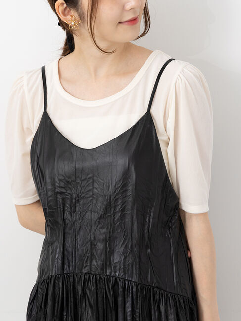 Te chichi TERRASSE「シアーベロアパフトップス」|その他|オフホワイト