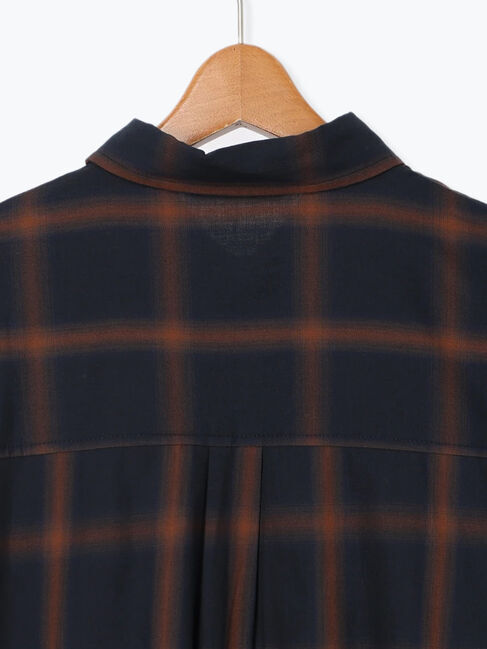 Lugnoncure「チェックオーバーシャツ」|シャツ・ブラウス|