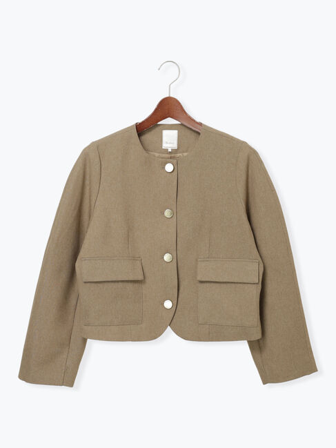 Te chichi「コンパクトノーカラージャケット」|その他|