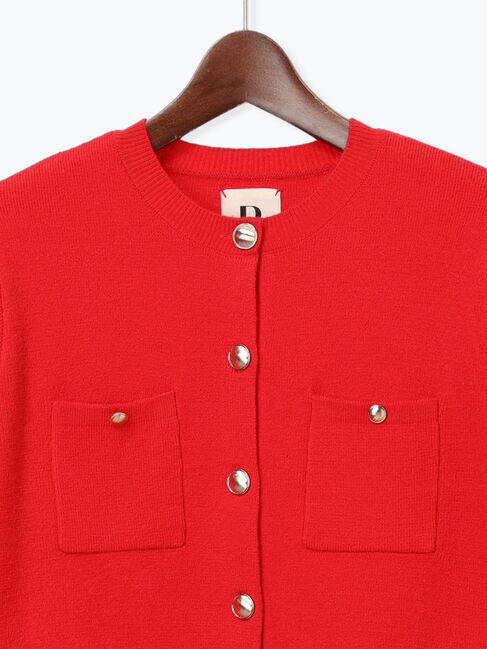 Te chichi「【R by Te chichi】ポケット付きミラノリブカーディガン《2025winter catalog item》」|カーディガン|