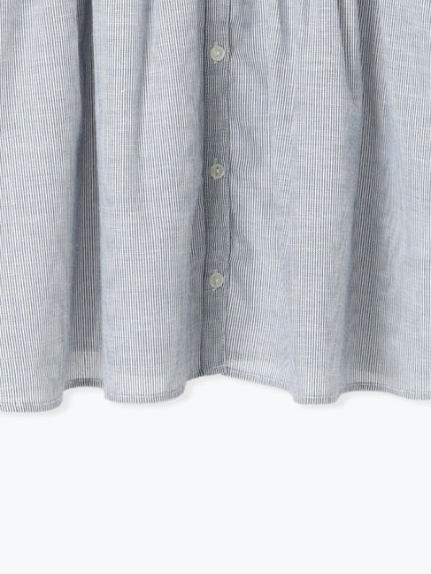 Samansa Mos2「切替ギャザーオーバーブラウス」|シャツ・ブラウス|