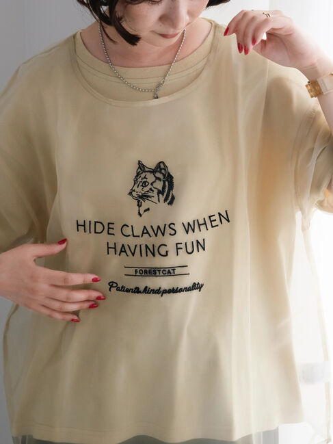 SM2「オーガンジー刺繍TシャツSET」|Tシャツ・カットソー|